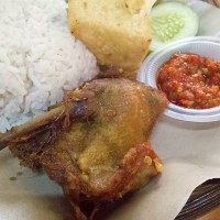 Menu Paket Bebek Goreng (+Nasi + Es Teh Tawar Refill) Ayam Bebek Mafia